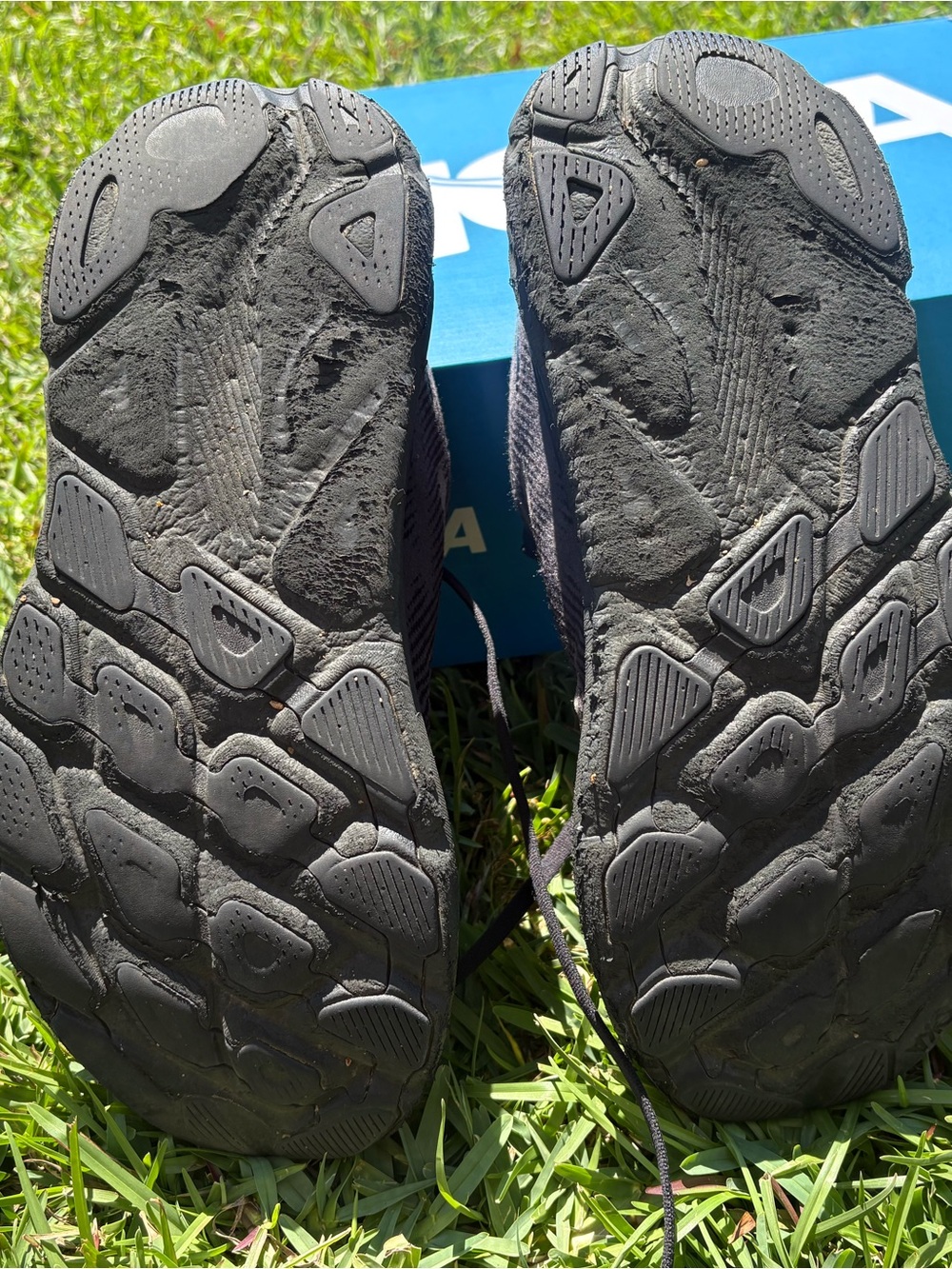 Hoka Black Clifton Running Shoes- new insoles. Sz. 10 Men’s - Picture 7 of 8